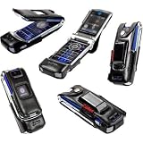 AUTHENTIC CELLET ITALIAN LEATHER BERGAMO CASE (with BELT CLIP) + CAR CHARGER for MOTOROLA MOTOKRZR KRZR K1 - RETAIL PACKAGING