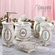 Gorgeours Lady room 5pc Resin Bathroom Set pack in box
