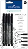 Black Detail Pitt Artist Pens 4Ct Set (Design Memory Craft)