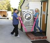 Above All Co. Forearm Forklift Lifting Straps with Bonus Breast Cancer Awareness Bracelet, Pink