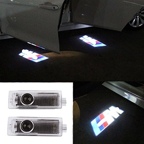 Fit For BMW M F10 E81 E85 E86 E70 E71 E60 E90 E92 E93 E63 E64 E65 F07 LED Car door courtesy laser projector Logo Ghost Shadow Light (For M Logo)