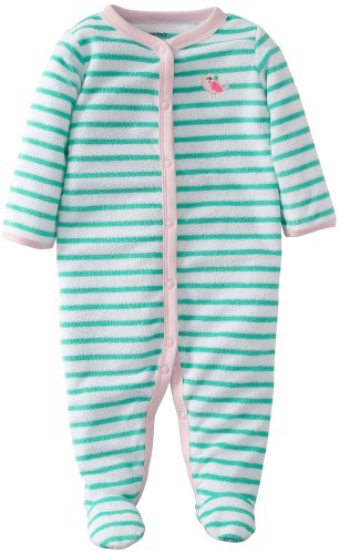 Carter's Baby Girls' Terry Footie - Turquoise