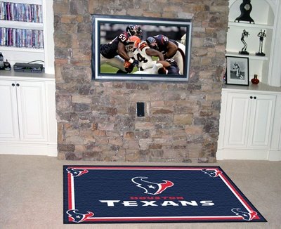 Houston Texans 5'X8' AREA RUG FLOOR/DOOR CARPET MAT
