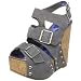 Luichiny Women's Pop Pin Wedge Sandal
