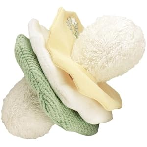 Organic Ruffles Rattle and Teether by Dandelion