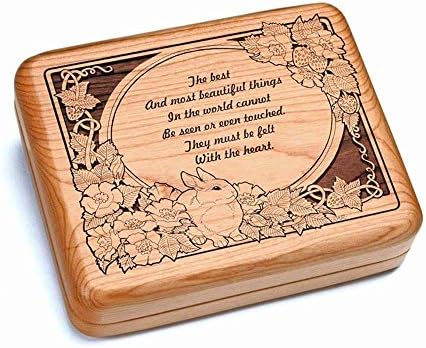 5 X 6 Alder Wood Hinged Valet Box - Best Things Artwork