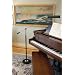 House Of Troy PFL-617 Counter Balance Portable Floor Lamp, Black and Polished Brass