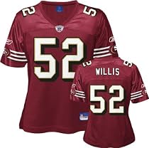 Patrick Willis Red Reebok Replica San Francisco 49ers Women's Jersey