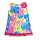 Bathing Babes by Rubbies - Girls Sundress, Blue, Multi