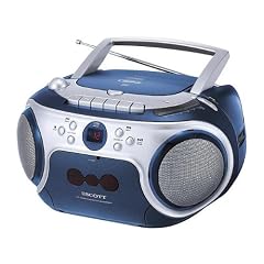 Scott SW M7 Radio-Rekorder (CD/MP3/WMA-Player, Kassettendeck, FM-Tuner) orange