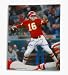 Len Dawson Kansas City Chiefs Autographed (Throwing in Red Jersey) 8 x 10 Photograph (Unframed)