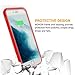 iPhone 6+ Plus/ 6S+ Plus Silicone Battery Case Ultra Slim NOHON 2800mAh Portable Protective Charging Case for Apple iPhone 6+ Plus/ 6S+ Plus 5.5 inch (Red)