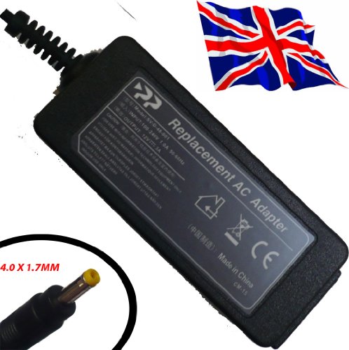 Replacement Laptop Ac Adapter 12v 3a (4.0 X 1.7mm Tip) Fits Asus Eee Pc Models 900 900a 900ha 900sd 900hd 901 904 904ha 904hd 1000 1000h 1000ha 1000hd 1000he 1000hg 1002 1002h & 1002ha Series Netbooks Picture