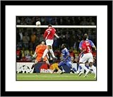 Cristiano Ronaldo Manchester United - 2008 UEFA Champions League Final Header - Framed 8x10 Photograph
