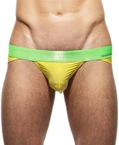 Private Structure Color Peel Sports Brief Blazing Yellow