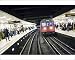 Photographic Prints of Drivers eye view of Circle line train entering tube station, London, England, from Robert Harding