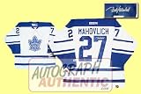 Autographed Frank Mahovlich Toronto Maple Leafs Jersey (White)