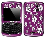 Hibiscus Design Decal Protective Skin Sticker for Blackberry 8330 Curve
