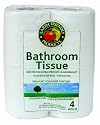 Earth Friendly Products Bathroom Tissue, Unscented, 2-ply, 175 Sheets per Roll, 4-Count Packages (Pack of 24)