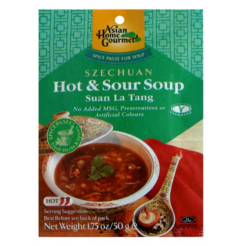 Asian Home Gourmet Szechuan Hot & Sour Soup, 1.75-Ounce Pouch (Pack of 12) by Asian Home Gourmet