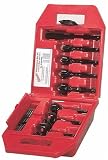 Milwaukee 49-22-0130 Contractor's Kit 7 Bit 1-Inch to 2-9/16-Inch Selfeed Drill Bit Assortment with 5-1/2-Inch Extension and Plastic Carrying Case