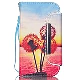 UNEXTATI Galaxy S3 ケース 手帳型ケース 2 in 1 高級PUレザー 耐衝撃 全面保護 Samsung Galaxy S3ケース カバー Case (レッド, P8)