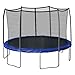 Skywalker Trampolines 15-Foot Round Trampoline and Enclosure with Spring Pad, Blue