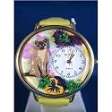 Whimsical Watches Unisex Siamese Cat Gold Watch Watch G0120007
