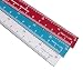 Motor Guard MR-3 Magna Rule Flexible Magnetic Ruler (Assorted 3-Pack)