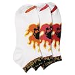 Lot Of 3 Pairs Womens Flame Anklet Ped Socks