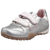 Geox Toddler/Little Kid Snake Girl Shoe,White/Pink,23 EU (US Toddler 7-7.5 M)