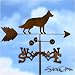 GERMAN SHEPHERD Dog Weathervane