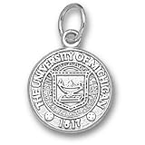 University of Michigan Seal 1/2 Pendant (Silver)