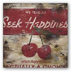 Seek Happiness by Rodney White 12"x12" Art Print Poster Vintage