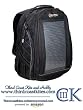 Eclipse Solar Panel Black/Orange Thin Film Solar Mobile Charging Backpack