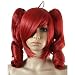 Coser VOCALOID TETO SHORT Cosplay RED Party Costume Wig 2 CLIPS M70