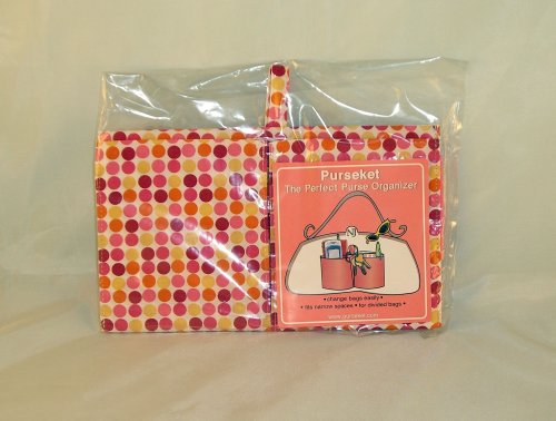 Purseket Purse Organizer Pink Multi Dot - Drop In