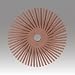 Scotch-Brite Radial Bristle Disc, 35000 rpm, 9/16" Diameter, Polish 2 Grit, Peach (Pack of 48)