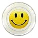 Porcelain Plate of Smiley Face (Angry, Christmas, Animated, Evil, Funny, Happy, Laughing, Yellow Smiley Face)