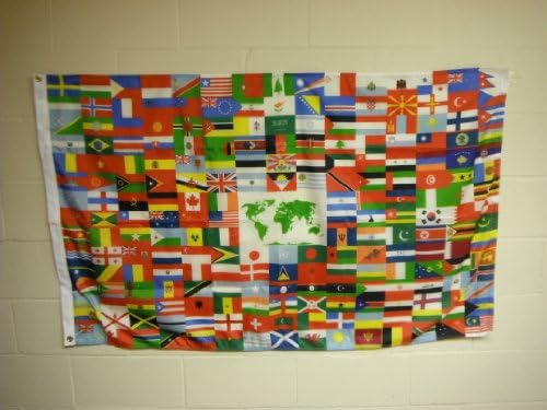 3x5 FT Assorted Countries World Flag UN Flags Perfect for World Cup &amp; Olympics