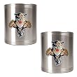 Florida Panthers NHL 2pc Stainless Steel Can Holder Set- Primary Logo by Great American Products