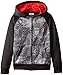 STX Big Boys' Fleece Zip Hoodie Sweatshirt, Engine Red/Print, 8