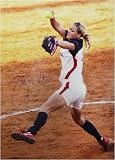 JENNIE FINCH SIGNED 11X14 PHOTO - 2004 OLYMPIC SOFTBALL GOLD MEDAL - PITCHING