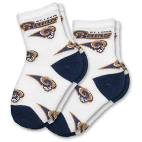 Click here to buy St. Louis Rams Infant Socks (2-pack).