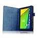 Infiland NeuTab N7 Pro 7'' / NeuTab N7S Pro 7'' case, Folio PU Leather Slim Stand Case Cover for NeuTab N7 Pro 7 / NeuTab N7S Pro 7 inch Quad Core Google Android Tablet, Navy