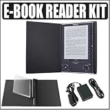 Sony (PRS-505LC) Dark Blue Portable Digital E-Book Reader System + Accessory Kit