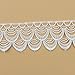 Yontree Floral Venise Lace Applique Bridal Wedding Applique White 3 yards