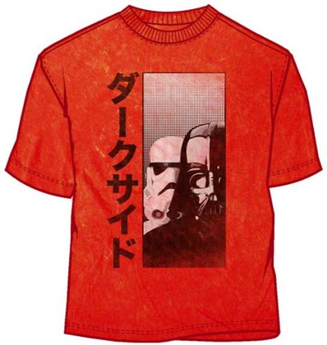 Star Wars Darth Vader The Dark Side Men’s T-Shirt, (/Strawberry)