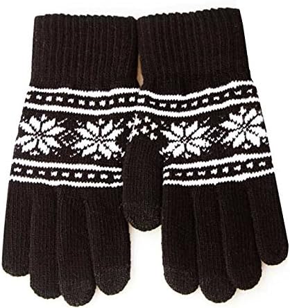 Smart Phone Ped Winter Wool Touch Screen for Iphone 6 Plus Ipone 4 5 Ipad Galaxy S5 Note Amazone Fire Phone Kindle Paperwhite Men's Unisex Gloves Made in Korea New (Black for women)