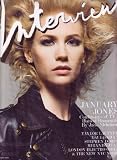 Aug 2009 *INTERVIEW* Magazine: Featuring, JANUARY JONES 